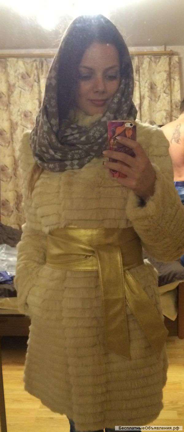 Шубу, кролик, новая