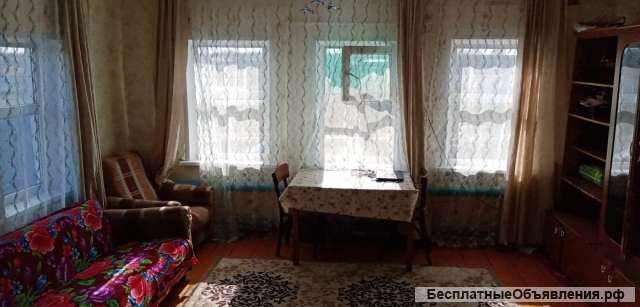 Деревянно-кирпичный дом в с. Татарская Багана