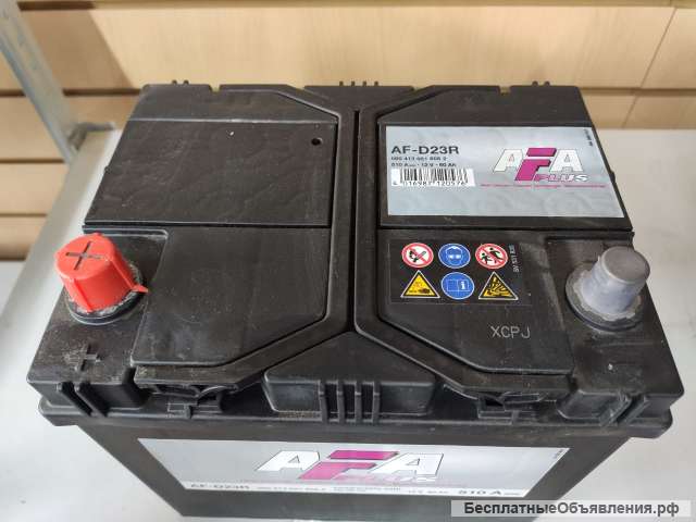 Авто аккумулятор Афа 60 а/ч 510 А 232x173x225