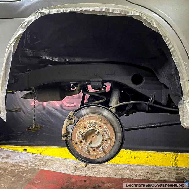 Антикоррозийная обработка днища арок скрытых мест