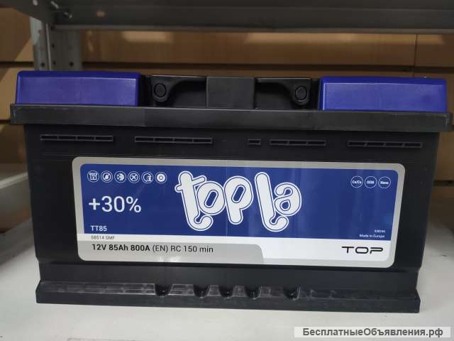 Аккумулятор Topla Top 85RS 800 А 315x175x175