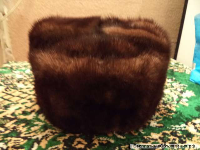 Шапка норковая мужская
