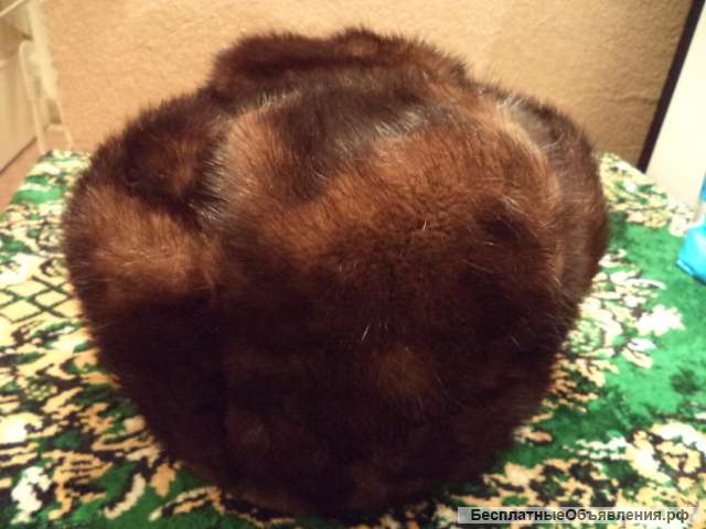 Шапка норковая мужская