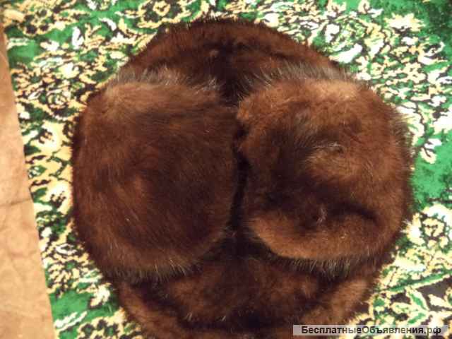 Шапка норковая мужская