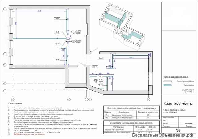 Чертежи дизайн интерьеров в Revit Ревит