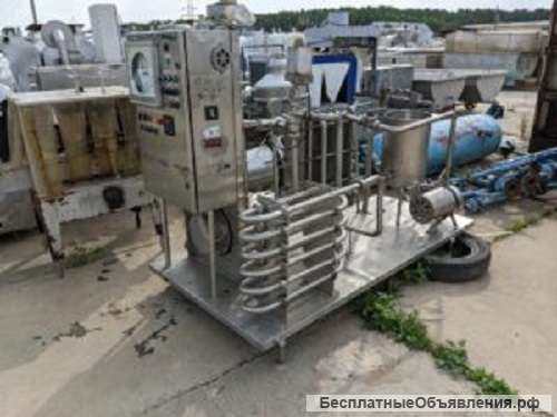 Пастеризационно-охладительная установка «Поток», пр-ть 1000 л/час, инв 10778