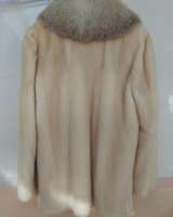 Норковая шуба ISLA с воротником из лисы