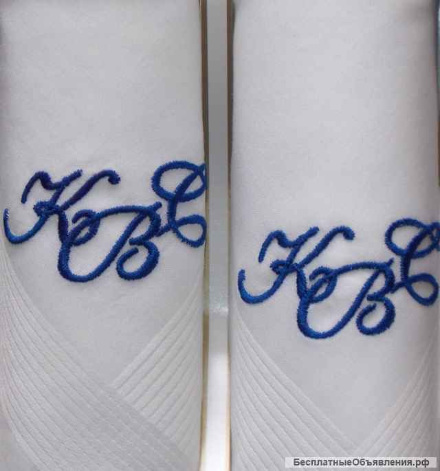 Носовые платки с вышивкой