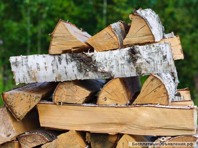 Дрова. Сосна (сухая), берёза