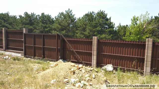 Строительство заборов француз, 3D, Севастополь, Крым