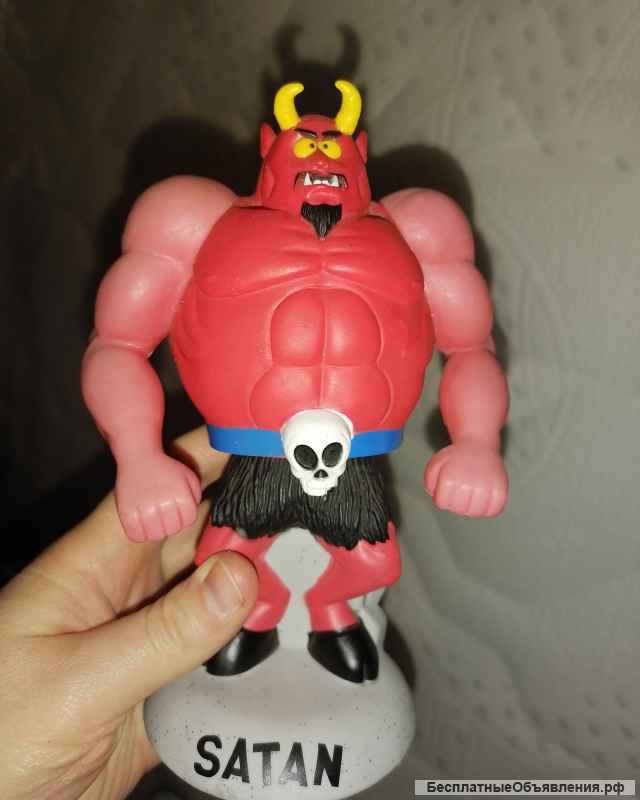 Funko south park satan 2008 Винтажная Фигурка Сатана из набора Говорящие Головы