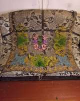 Накидка на сундук, подушки. Старинрая. Редкость. Достввка