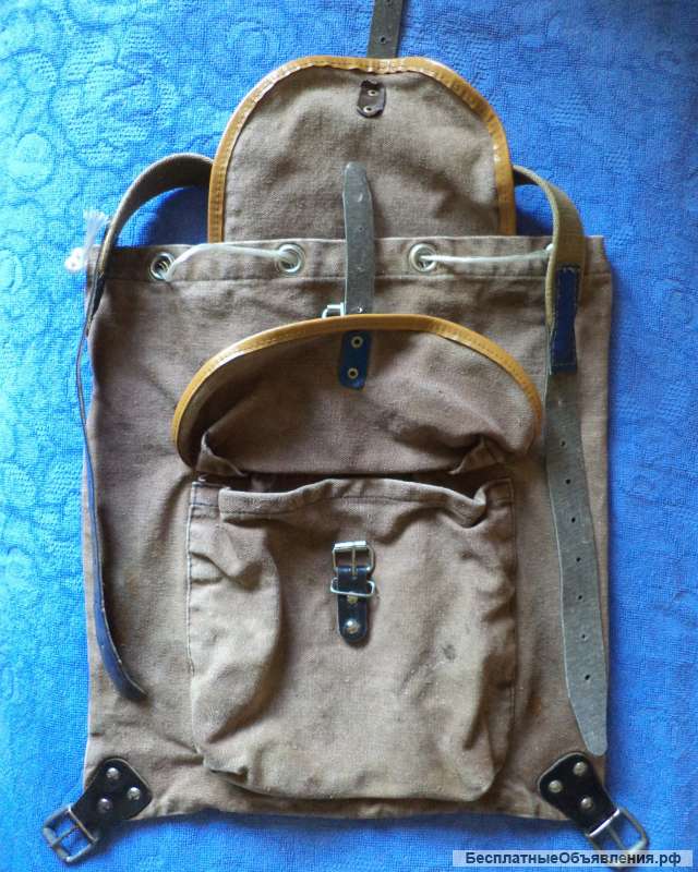 Рюкзак брезентовый детский СССР