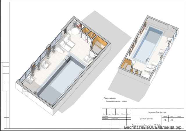 Чертежи к дизайн-проектам в Revit