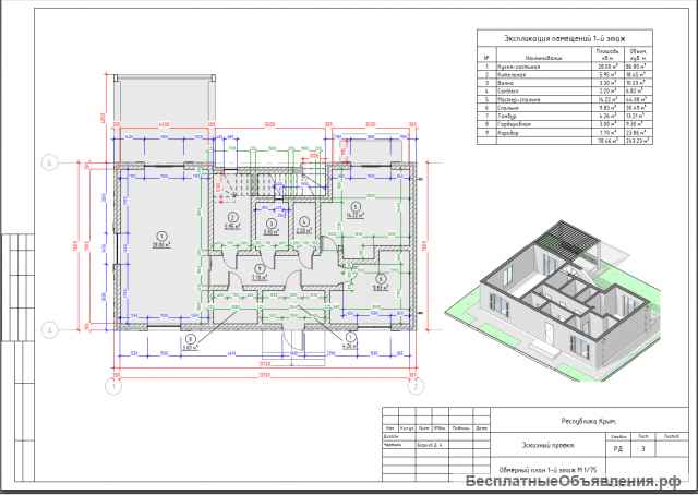 Чертежи к дизайн-проектам в Revit