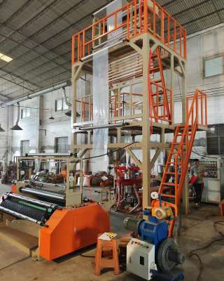 Акция Выдувной экструдер для производства однослойной плёнки SJ-А60-1000