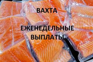 Упаковщик рыбной продукции вахта 15/15 Москва с питанием и проживанием