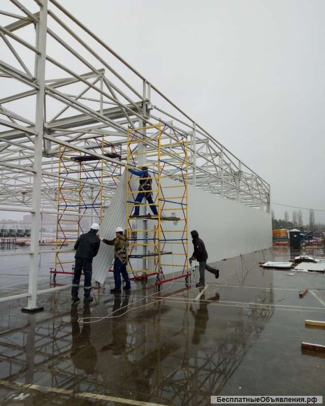 Быстровозводимые здания, склады СТО и другое