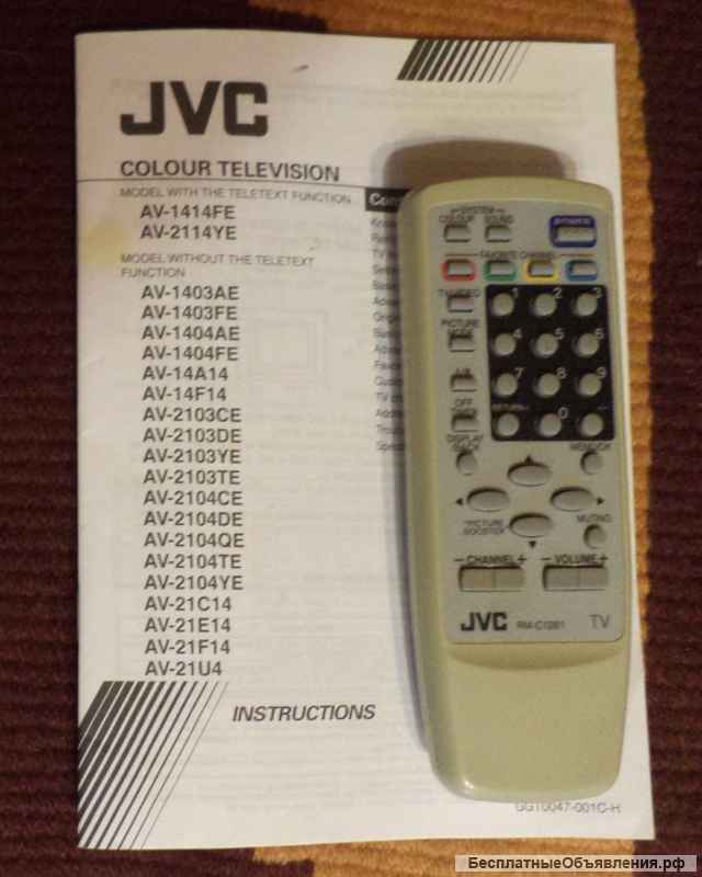 Телевизор JVC AV-14F14