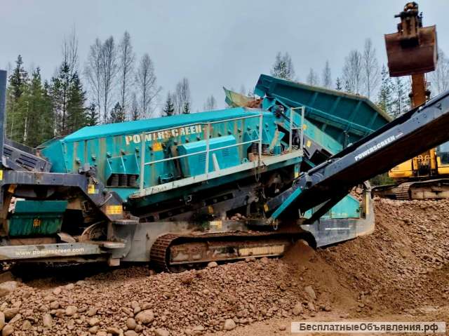 PowerScreen Warrior 1800 б/у мобильный грохот 2020 года