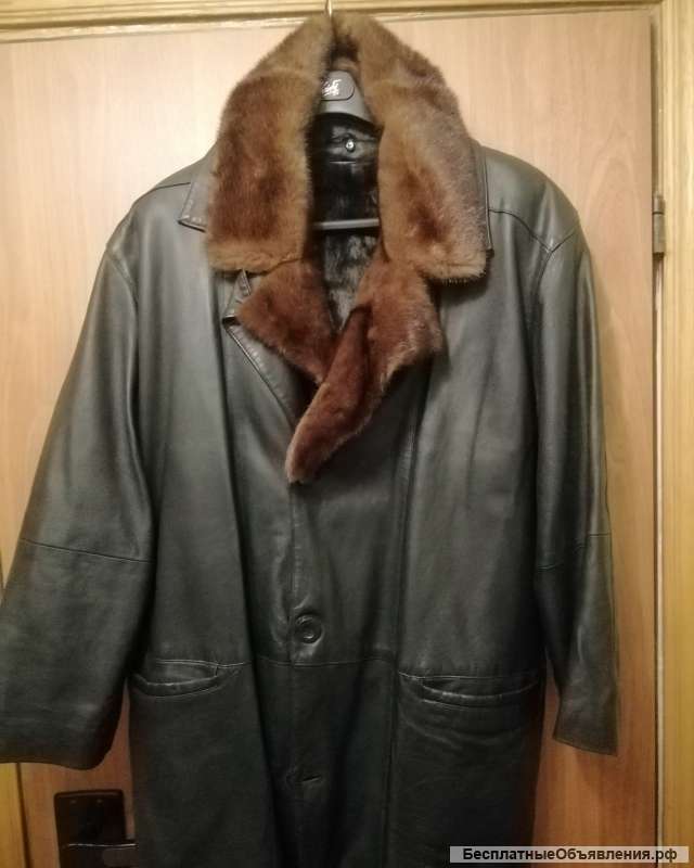 Куртка кожаная мужская