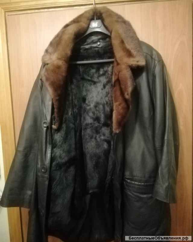 Куртка кожаная мужская