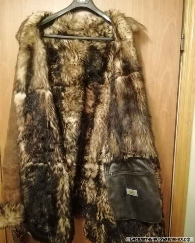 Полушубок из шкуры волка