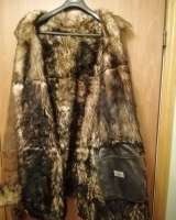 Полушубок из шкуры волка