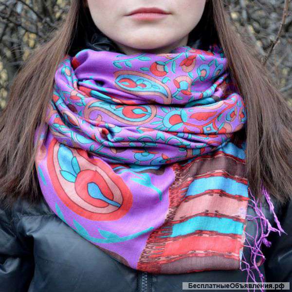 Шелковые палантины