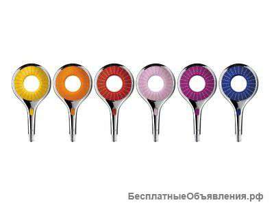 Цветные душевые лейки