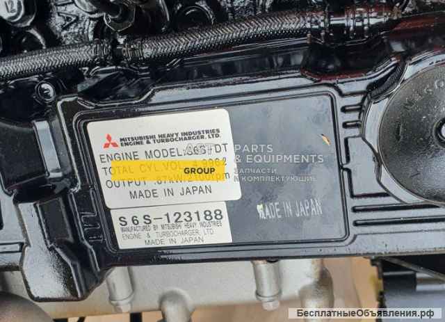 Двигатель MITSUBISHI S6S-DT для экскаваторов HYUNDAI