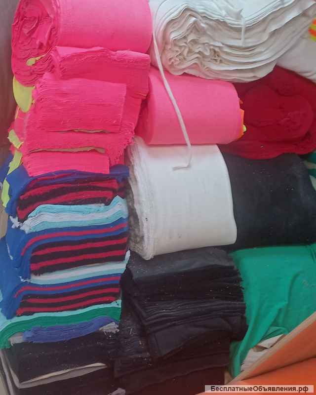 Отходы швейного текстильного производства, ветошь