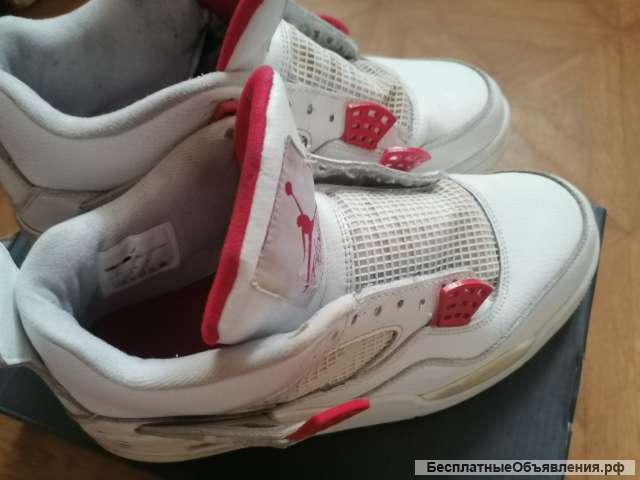 Nike air jordan 4 retro Alternate 89 White Red Black