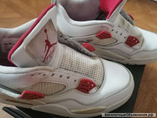 Nike air jordan 4 retro Alternate 89 White Red Black