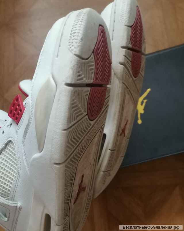 Nike air jordan 4 retro Alternate 89 White Red Black