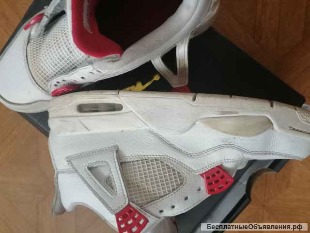 Nike air jordan 4 retro Alternate 89 White Red Black