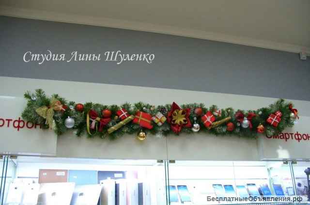 Новогодний декор Крым. Новогоднее оформление интерьеров и витрин, фотозона.