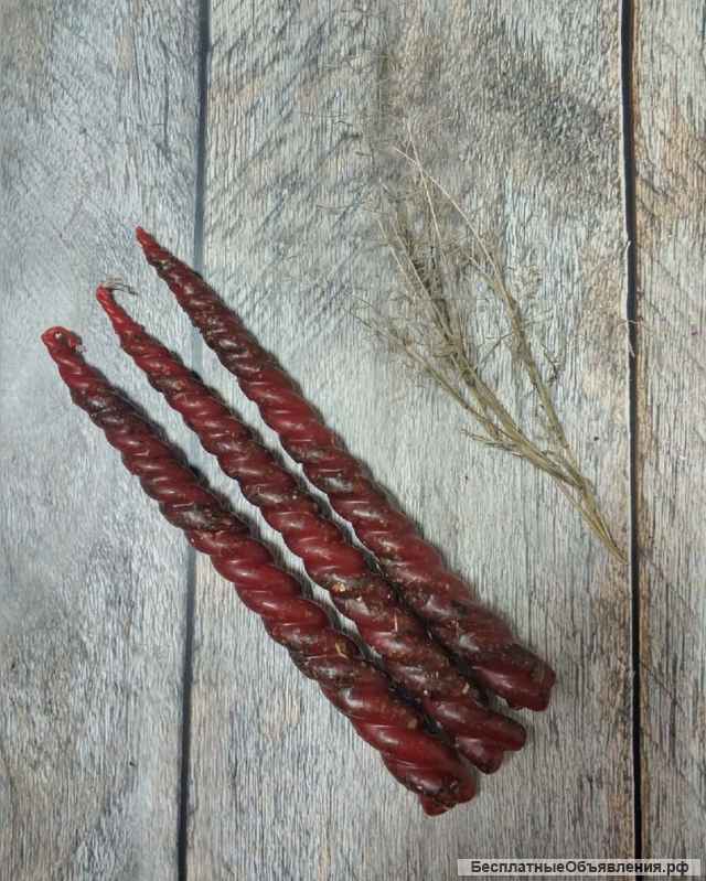 Свеча Скрутка с травами (3шт)