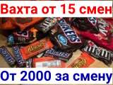 Вахта 15/20/30 Москва Питание Жильё Упаковщик