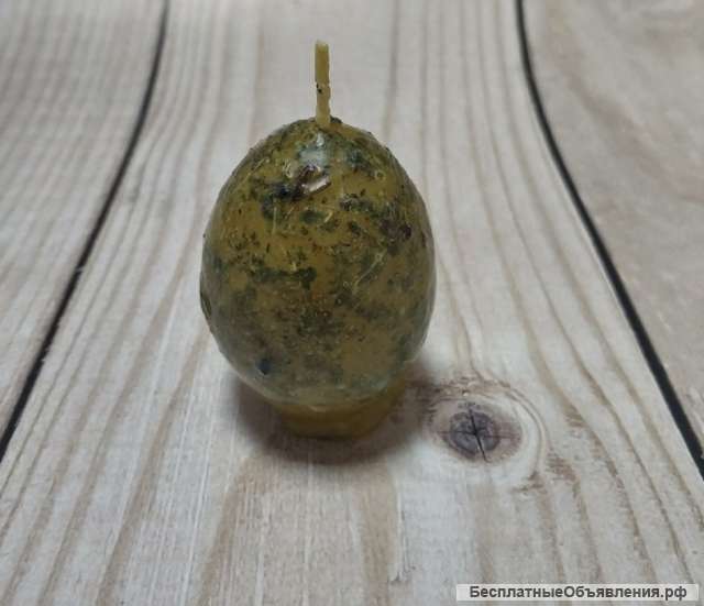 Свеча Яйцо с травами