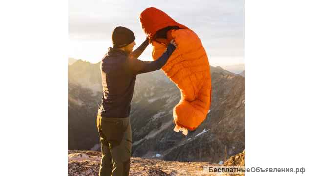 Пуховой спальный мешок Marmot Never Summer. Новый Ультралегкий и ультратеплый пуховый спальник