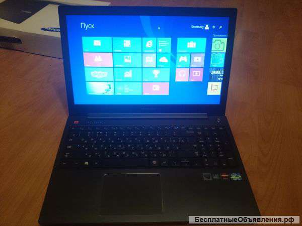 Игровой Samsung Ativ Book 6 в отличном состоянии
