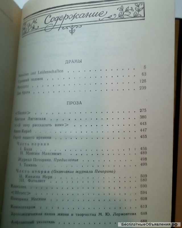 М. Ю.Лермонтов 2 тома