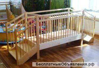 Мостик игровой деревянный для детских садиков и домов ребенка