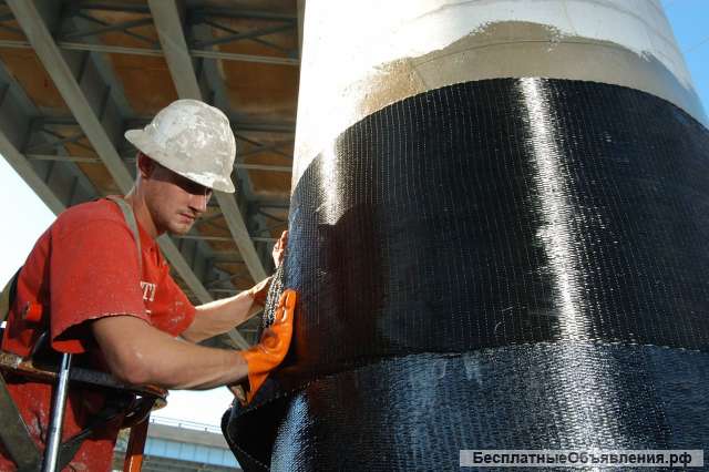 Капитальный ремонт сооружений, углеволокно