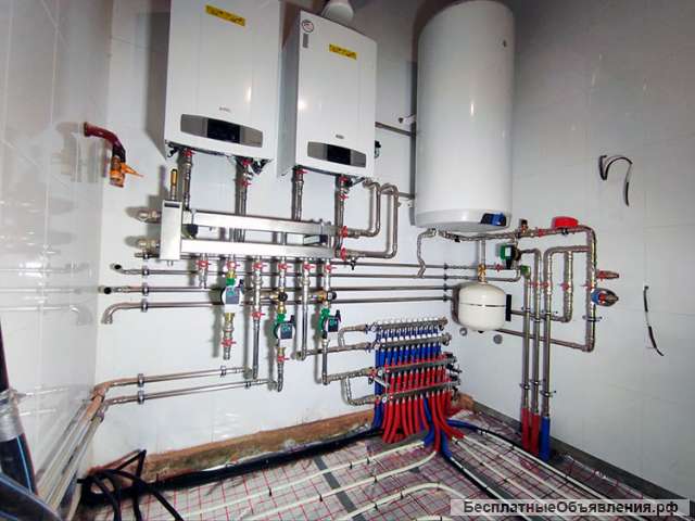 Устройство отопления, водопровода, котельной в доме