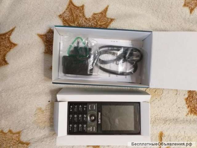 Новый Philips E570 Black (оригинал, комплект)