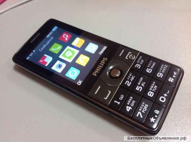 Новый Philips E570 Black (оригинал, комплект)