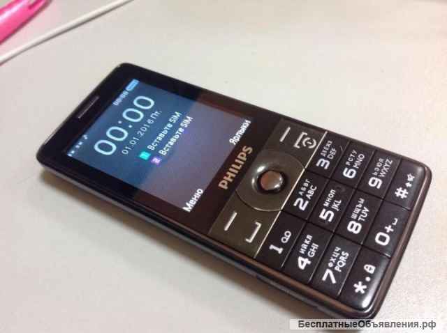 Новый Philips E570 Black (оригинал, комплект)