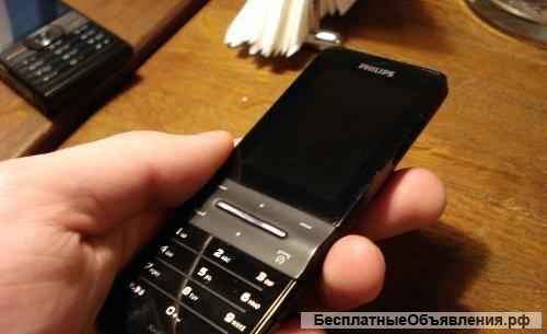 Новый Philips Xenium X550 Black (Ростест, комплект)